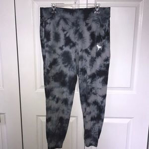 VS Pink Tie Dye Sweat Pants
